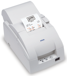 EPSON, TM-U220B, DOT MATRIX RECEIPT PRINTER, USB, EPSON COOL WHITE, AUTOCUTTER, POWER SUPPLY INCLUDED